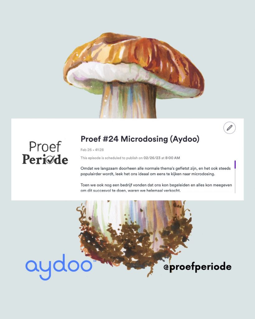 Microdosing met Aydoo - Proefperiode